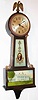 Seth Thomas, Thomaston, Conn. "Banjo No. 5" mahogany 8-day time-only wall clock, C.1929.