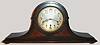 Seth Thomas Clock Co., Thomaston, Conn., mahogany 8-day Westminster chime tambour clock, C.1930.