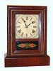 Ansonia Brass and Copper Co., Ansonia Conn., 8-day time and strike rosewood cottage clock, C.1875.