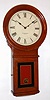 E. Howard and Co., Boston, "Regulator No. 70" oak cased weight-driven wall timepiece, 8-day, 12" dial, C.1920.