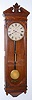 Seth Thomas, Thomaston, Conn., "Regulator No. 63" wall clock 8 day time only weight driven movement with second's beating Graham deadbeat escapement in oak case, c1886
