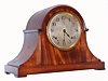 Seth Thomas Clock Co., Thomaston, Conn., "Sonora Chime Clock No. 257" mantel clock with 8 day time, strike and quarter chime on eight bells spring driven movements [two] in a mahogany case with silvered dial, c1915