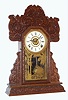 E. Ingraham and Co., Bristol, Conn., "Torchlight Series", 8-day time/strike oak parlor clock made expressly for the Belknap Hardware and Mfg. Co., Louisville, KY. This is a sales premium clock not seen in the Ingraham catalogs, C. 1895