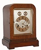 Junghans, German, 8-day time/strike Westminster chime mantel clock, C. 1900