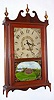 Unknown maker, reproduction of a Terry pillar and scroll shelf clock. C.1950