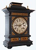 German, 8-day time/strike bracket style mantel clock, not signed, but most likely a Lenzkirch; gong and movement show proper characteristics, C.1890