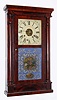 R. E. Patterson and Co., Toronto, Canada West, C. 1850, 30-hour time/strike/alarm weight driven column and cornice shelf clock.