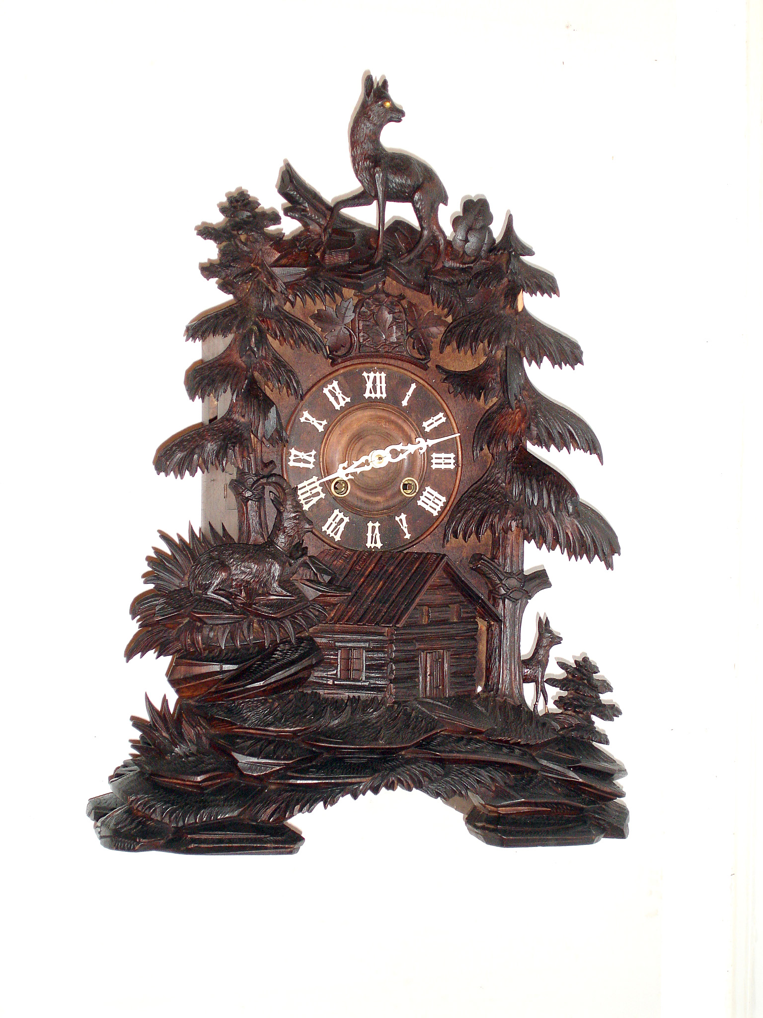 Black Forest German large 8 day fusee shelf cuckoo clock, c1880. — Antique Clocks Price Guide