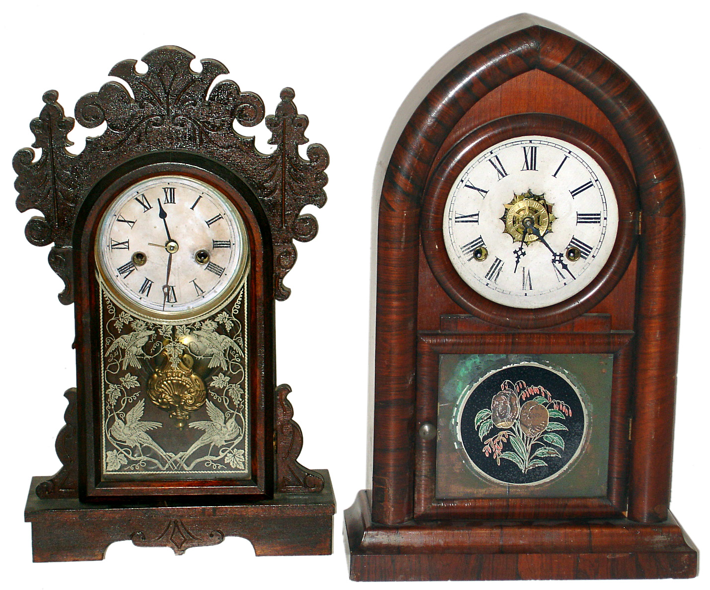 Two Connecticut time and strike shelf clocks including a Waterbury and Welch, late 19th century — Antique Clocks Price Guide
