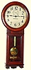 Seth Thomas Clock Co., Thomaston, Conn., "No. 2 Regulator" 8 day time only weight driven movement in mahogany case with painted metal dial, c1896