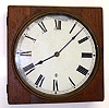 Newman Clock Co., Chicago, Illinois, oak Watchmen's Clock, c1895.