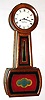 Foster Campos, Pembroke, Mass., miniature reproduction "Howard No. 5 Banjo" 8 day spring driven timepiece, c1988