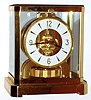 LeCoultre, "Atmos" or self winding, perpetual running timepiece wound by changes in temperature and pressure, serial No. 519482. C. 1953.