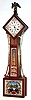 Wayne R. Cline, Bowling Green, KY 8 day miniature Diamond head banjo timepiece. C. 1998