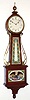 Waltham Clock Co., Waltham, Mass., banjo timepiece 8 day time only weight driven movement in mahogany case retailed by Tiffany and Co. This must have been a special order presentation timepiece made by Waltham, serial No. 6604 c1922
