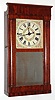 Rodney Brace, North Bridgewater, Mass., 30 hour Torrington wood movement half column shelf clock. c.1831.