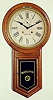 Waterbury Admiral oak 30 day time only wall clock, c1906.