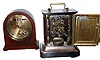 Three small desk clocks, first half 20th century.