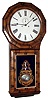 Seth Thomas Clock Co., Plymouth Hollow, Conn., "Regulator No. 1 Extra" wall clock 8 day time and strike weight driven movement in rosewood veneered mahogany case with reverse painted tablet and painted metal dial, c1875
