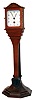 Unsigned modern reproduction of 8 day Ansonia Mahogany Swing No. 1, c1980.