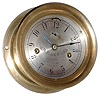 Crosby Steam Gage and Valve Co., Boston, brass Seth Thomas 8 day time only engine room clock, c1910