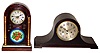 Two Connecticut 8 day mahogany mantel clocks, E. Ingraham and Seth Thomas.