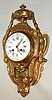 French, 8 day time and bell strike "cartel" wall clock retailed by Tiffany and Co., c1900