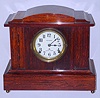 Seth Thomas Clock Co., Thomaston, Conn., "Sonora Chime Clock No. 1 Special" 4-bell mahogany Adamantine 8 day time, strike and chime spring driven mantel clock, c1911