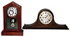 Two Connecticut time and strike mahogany mantel clocks including a Seth Thomas "New Orleans" and an Ingraham "No. 2 Tambour".