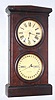 Seth Thomas Clock Co., Thomaston, Conn., "No. 3 8 Day Parlor Calendar" time and strike spring driven mahogany shelf clock, dated 1887
