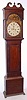 Scottish tall case clock 8 day time and strike movement in mahogany case, c1830 - 1850