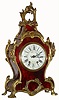 French, for Tiffany and Co., Boulle style 8 day time and strike spring driven mantel clock, c1880