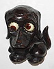 German, Oswald, dachshund rotating eyes 30 hour novelty clock, circa mid 20th century