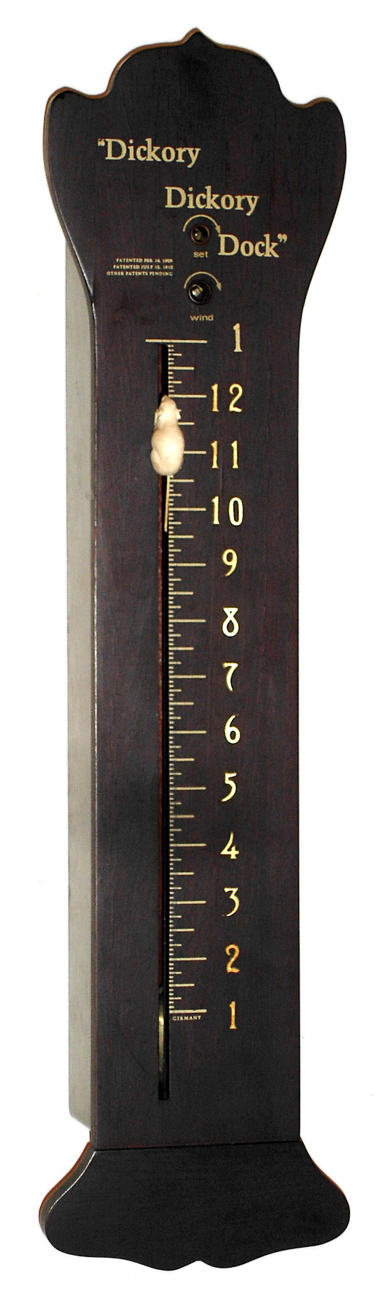 Horolovar, Germany, "Dickory, Dickory Dock" 8 day novelty clock, c1970 — Antique Clocks Price Guide
