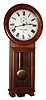 Seth Thomas Clock Co., Thomaston, Conn., "Regulator No. 2" reissue wall clock, 8 day time only weight driven oak case, serial number 418 of 4000, dated 1977.