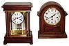 Clocks- 2 (Two) Howard Miller modern 8 day mantel clocks, late 20th century