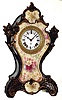 Ansonia Clock Co., New York, Royal Bonn 8 day time and strike mantel clock, c1895