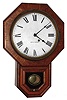 Seth Thomas Clock Co., Thomaston, Conn., "Drop Octagon 12" oak time only school clock, c1900