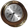 Boston ship's strike 8 day brass marine clock, 1983