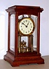 German, Gustav Becker, disc pendulum 400 day clock in its original mahogany case, c1910