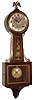 E. Ingraham, Bristol, Conn. "Yankee Clipper" 8 day time and strike mahogany banjo clock, c1934