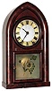 E. C. Brewster and Co., Bristol, Conn. 8 day time and strike mahogany iron backplate lyre gong beehive clock, c1841