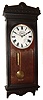 Seth Thomas Clock Co., Thomaston, Conn., "Regulator No. 30" oak weight driven 8 day time only wall clock, c1909