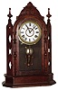 Mixed Lot - Ansonia "Turret" walnut case with F. Kroeber movement, c1875