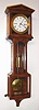 Austrian, Christian Federl, Miniature Laterndluhr, weight for time, and springs for quarter and hour strike, in a well made mahogany veneered case with satinwood edge banding, 1 to 2 day duration, c1820