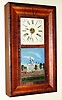 E. N. Welch Mfg. Co., 30 hour time and strike OG shelf clock, c1865
