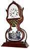 Forestville Mfg. Co., (J. C. Brown), Bristol, Conn., 8 day time and strike shelf acorn clock, c1847