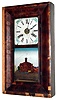 Chauncey Jerome, New Haven, Conn., 30 hour time and strike OOG shelf clock, c1855