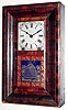 Ansonia Brass Co., Ansonia, Conn., 8 day time and strike mini OG shelf clock, c1855.