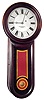 E. Howard and Co., Boston, Mass., "No. 11 Regulator" time piece, 8 day, time only, weight driven movement in grain painted case with painted iron dial, c1874